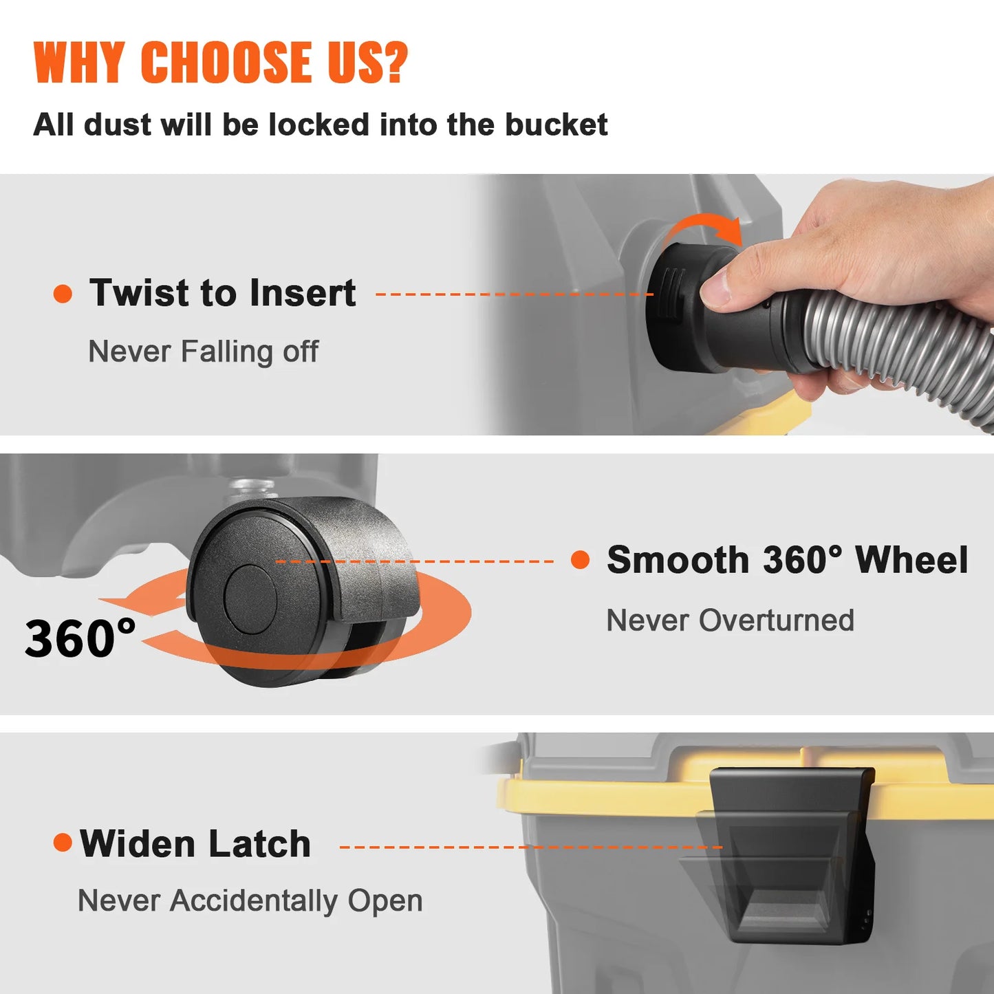 Wet and Dry Vacuum Cleaner