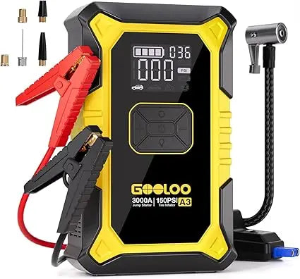 Jump Starter with Air Compressor 3000A