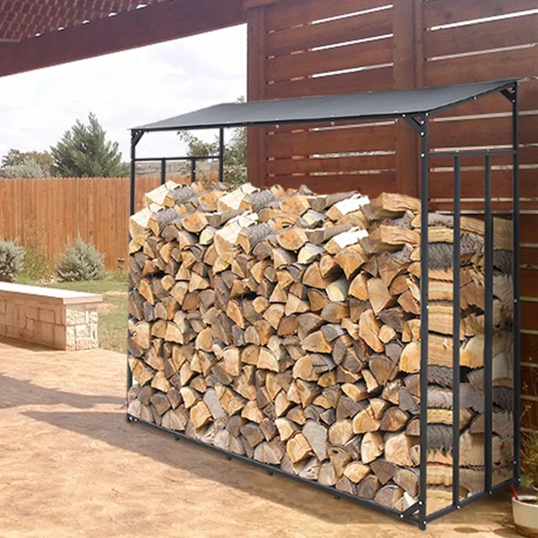 Outdoor Firewood Log Rack