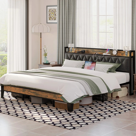 Twin/TwinXL/Full/Queen/King Bed Frames