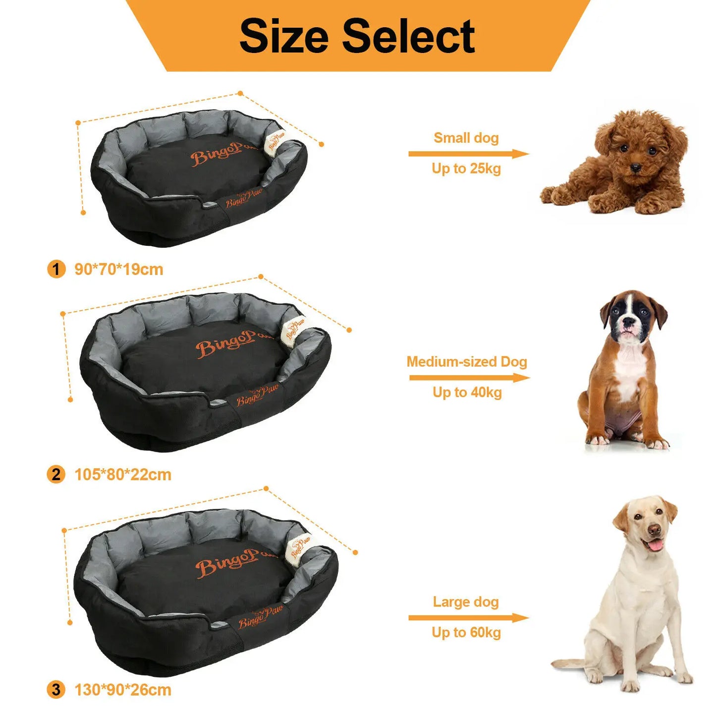 Waterproof XXL Extra Large Jumbo Orthopedic Dog Sofa