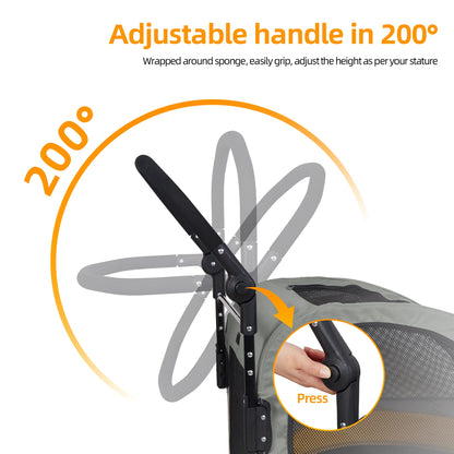 Portable Dog Stroller for Large Dogs