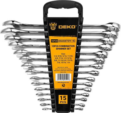 Combination Wrench Set, SAE & Metric