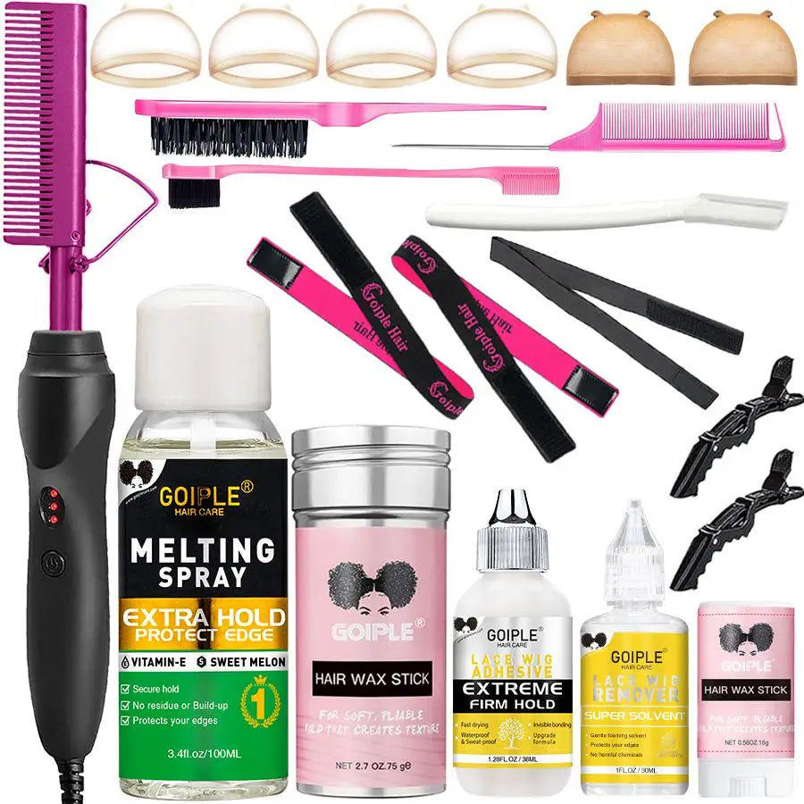 Electric Hot Comb Fast Heating Straightener Curling Iron