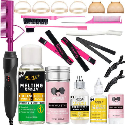 Electric Hot Comb Fast Heating Straightener Curling Iron