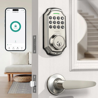 One Touch Auto-Locking Security Door Lock