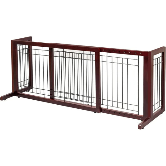 37"-68" Wide Adjustable Free Standing Dog Gate