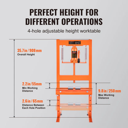 Hydraulic Shop Press 6 Ton