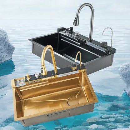 Waterfall Kitchen Sink