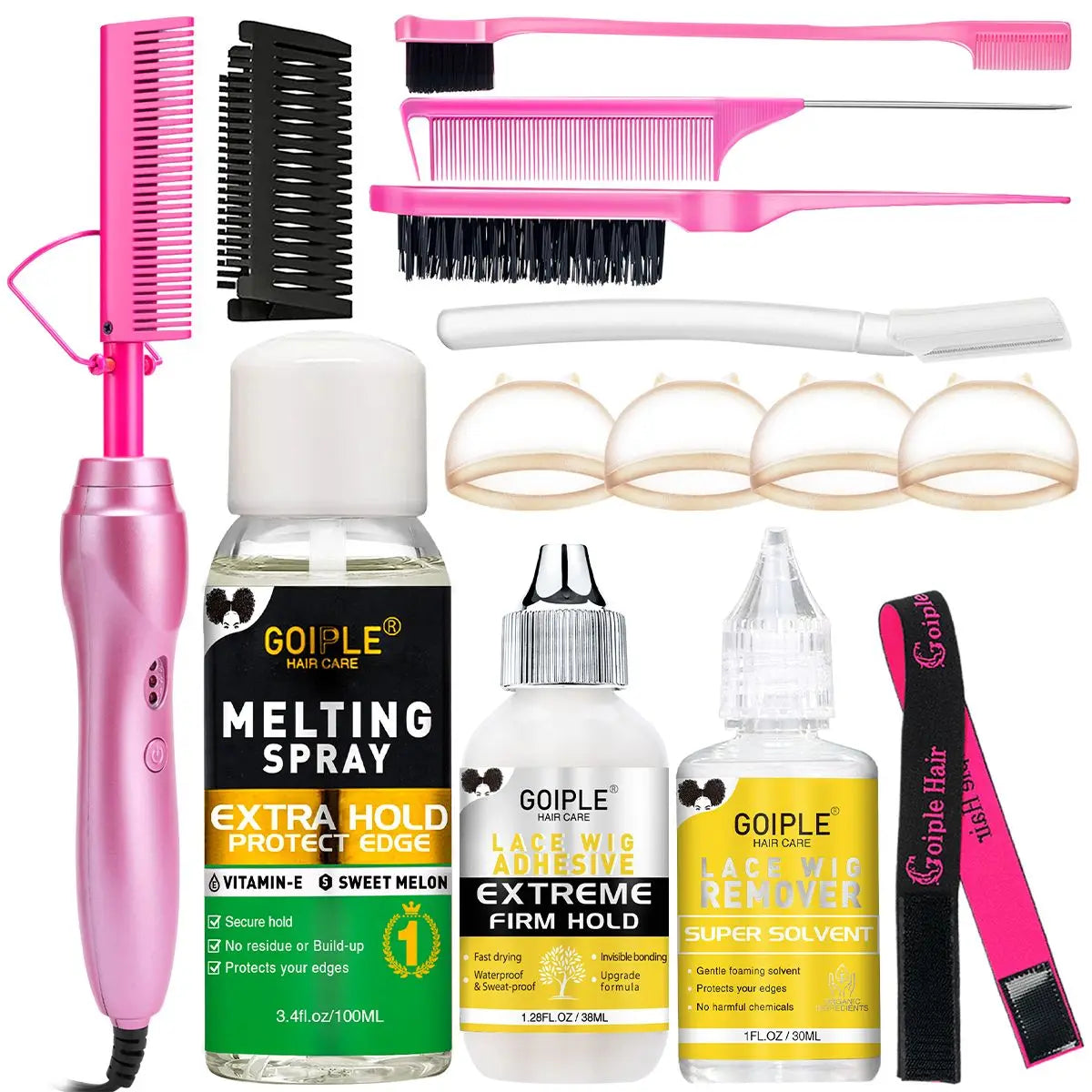 Electric Hot Comb Fast Heating Straightener Curling Iron