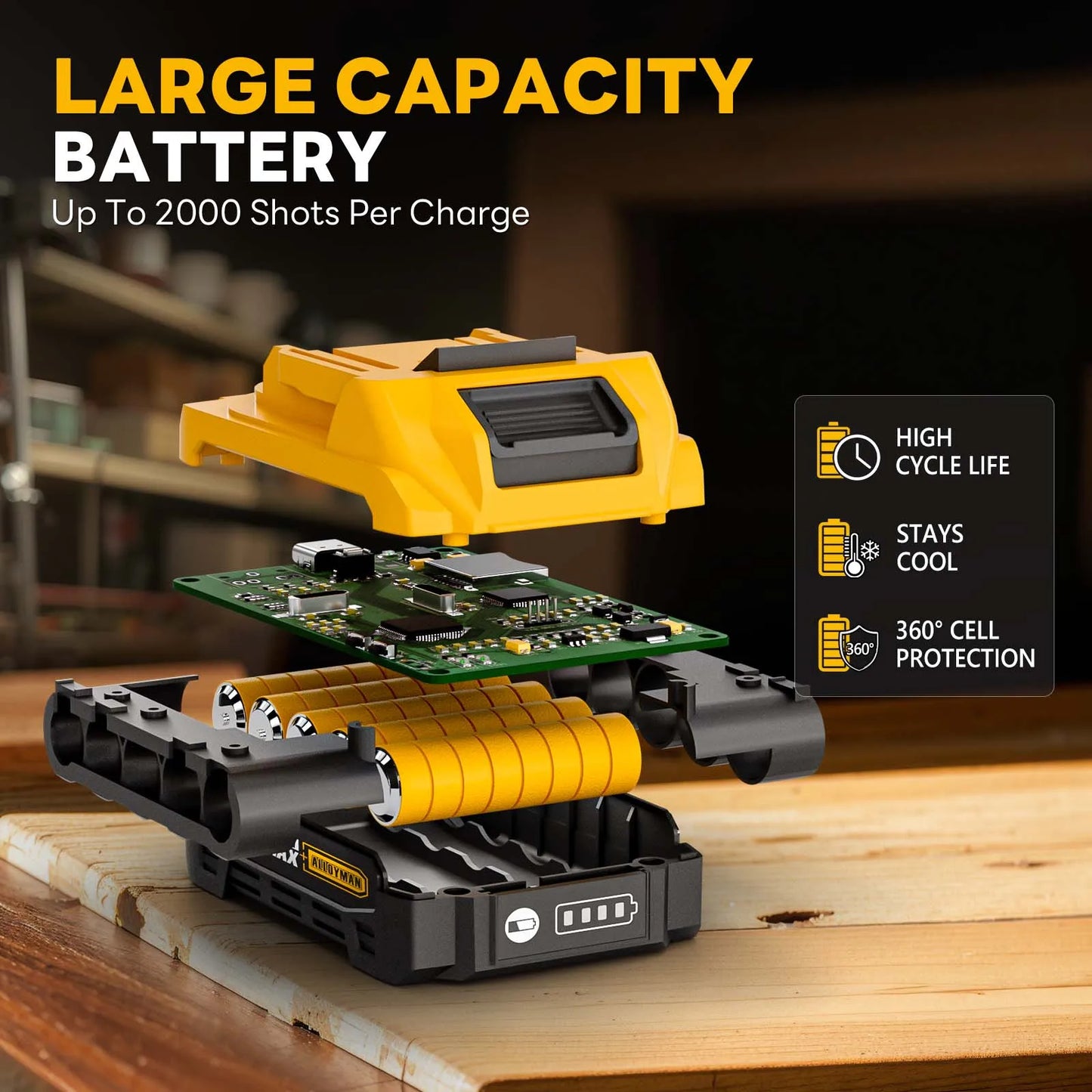 18 Gauge Nail Gun Battery Powered