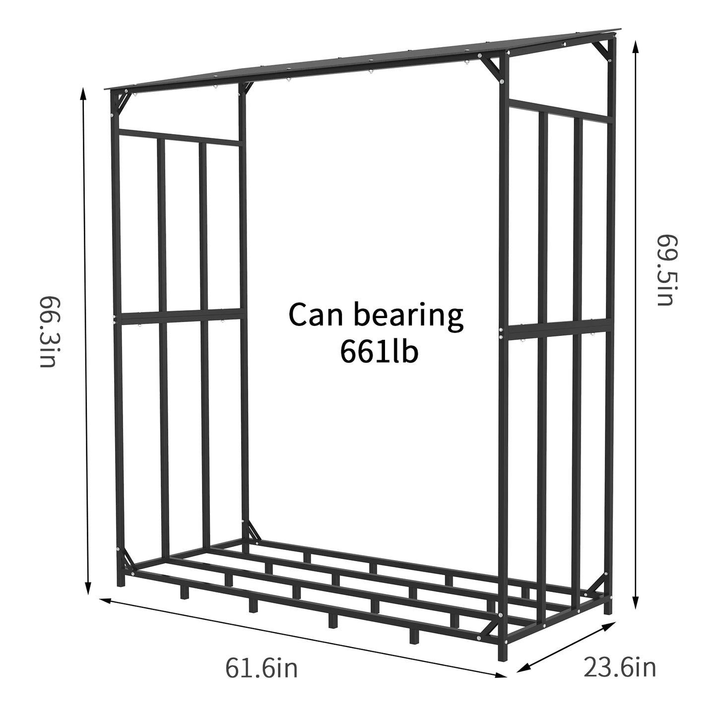 Metal Firewood Rack