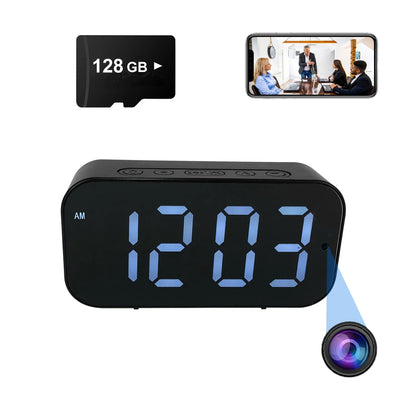 Wi-Fi Clock Camera with 1080P HD