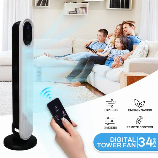 LED Tower Fan Bladeless Tower Fan