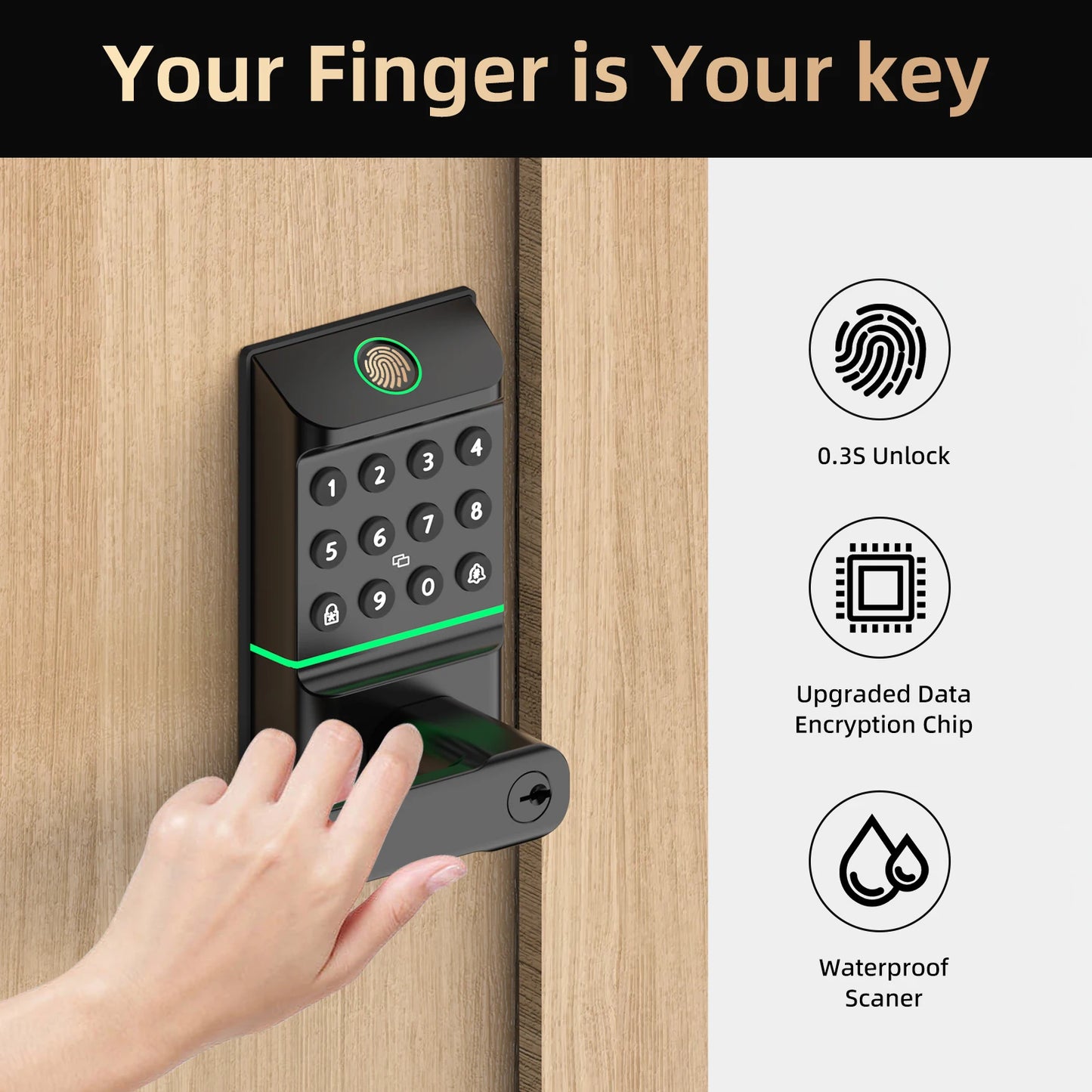 Smart Lock Fingerprint Door Lock