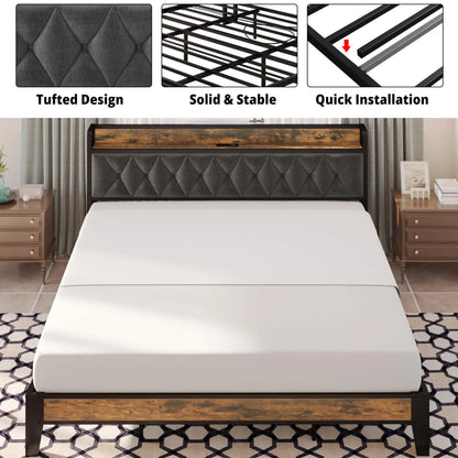 Twin/TwinXL/Full/Queen/King Bed Frames
