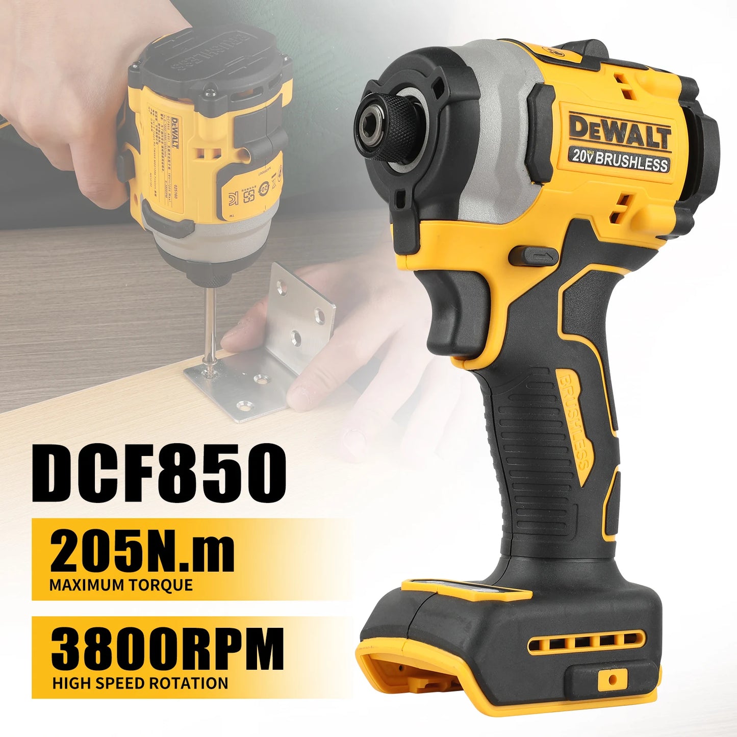 DeWalt  20V MAX Lithium - Ion Brushless Combo Kit