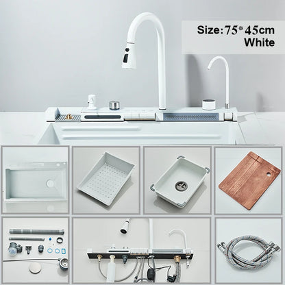 Waterfall Kitchen Sink