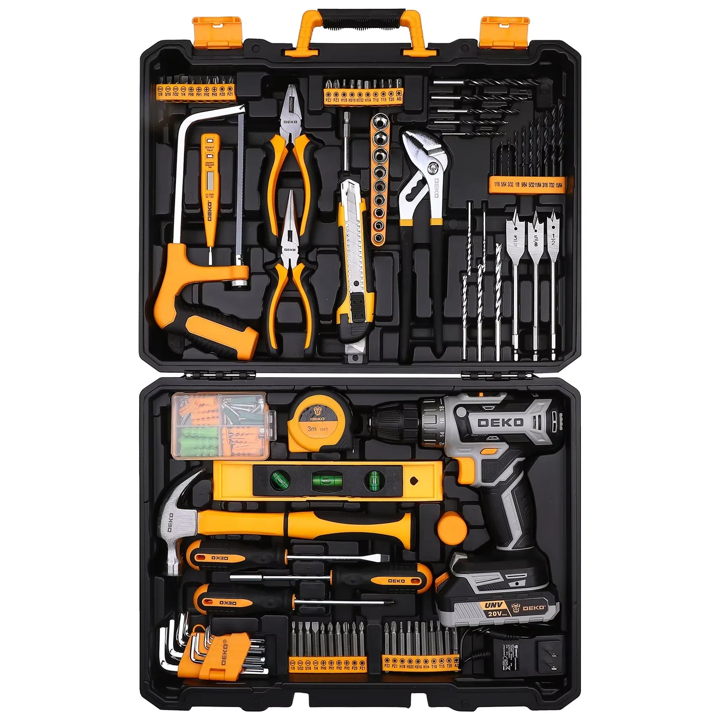 20V DEKO Cordless Drill Kit with Battery