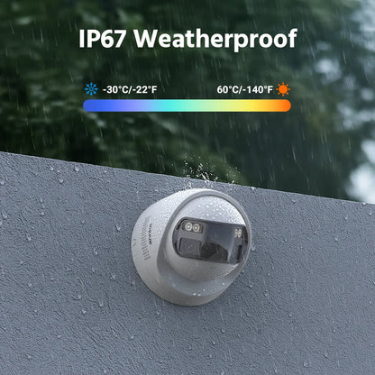 Security Camera 180°Panoramic Dual Lens outdoor