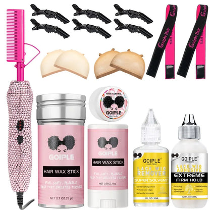 Electric Hot Comb Fast Heating Straightener Curling Iron
