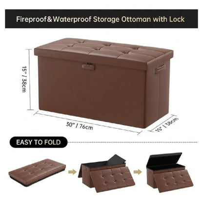 Ottoman Bench With Lock