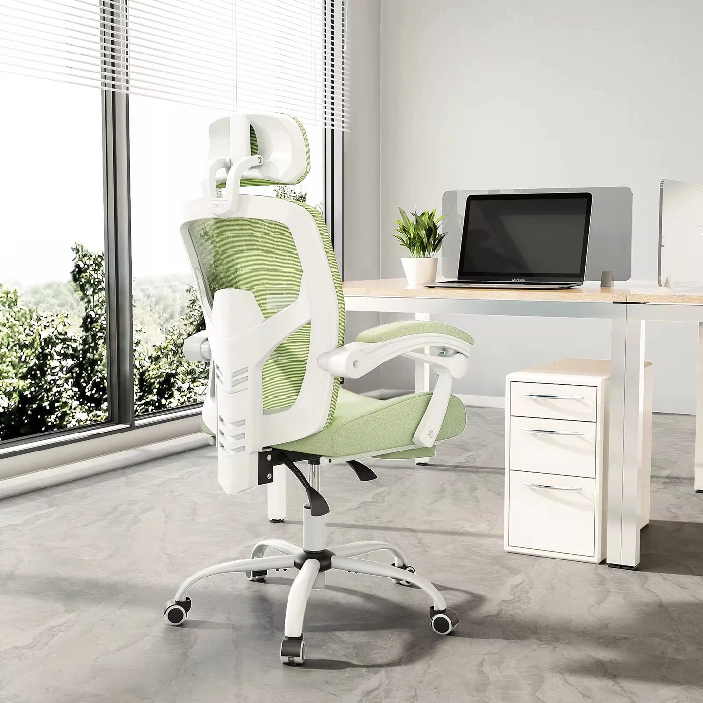 Reclining High Back Mesh Rocking Gaming Chair