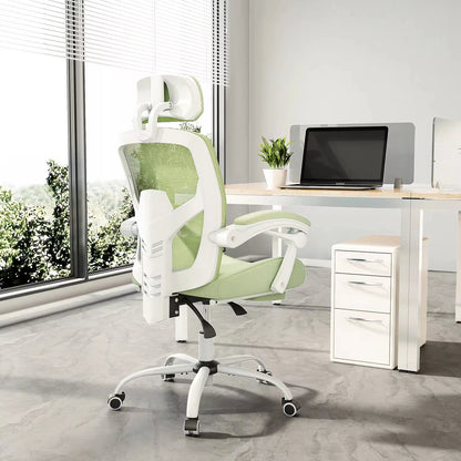 Reclining High Back Mesh Rocking Gaming Chair