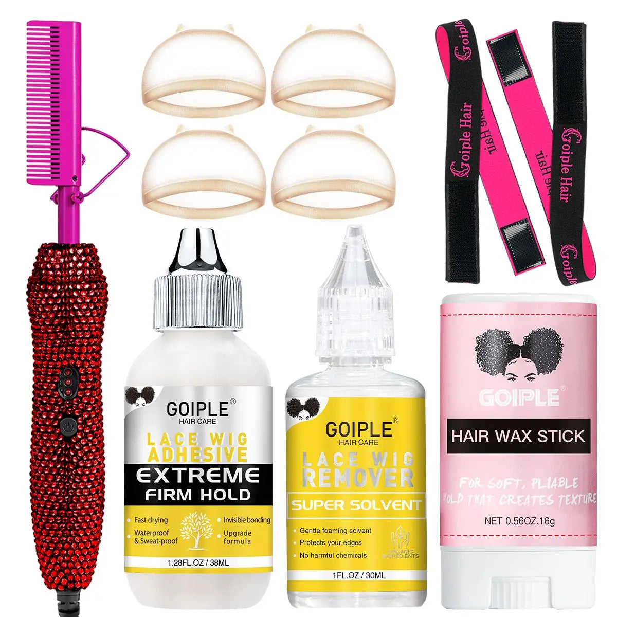 Electric Hot Comb Fast Heating Straightener Curling Iron