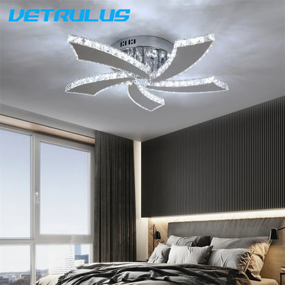 Ceiling Fan With Led Lamp Smart Remote Control