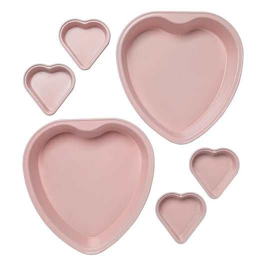 Heart Shaped Nonstick Bakeware Set