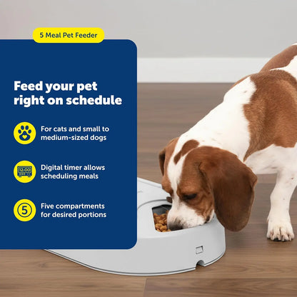 5 Meal Automatic Dog Feeder