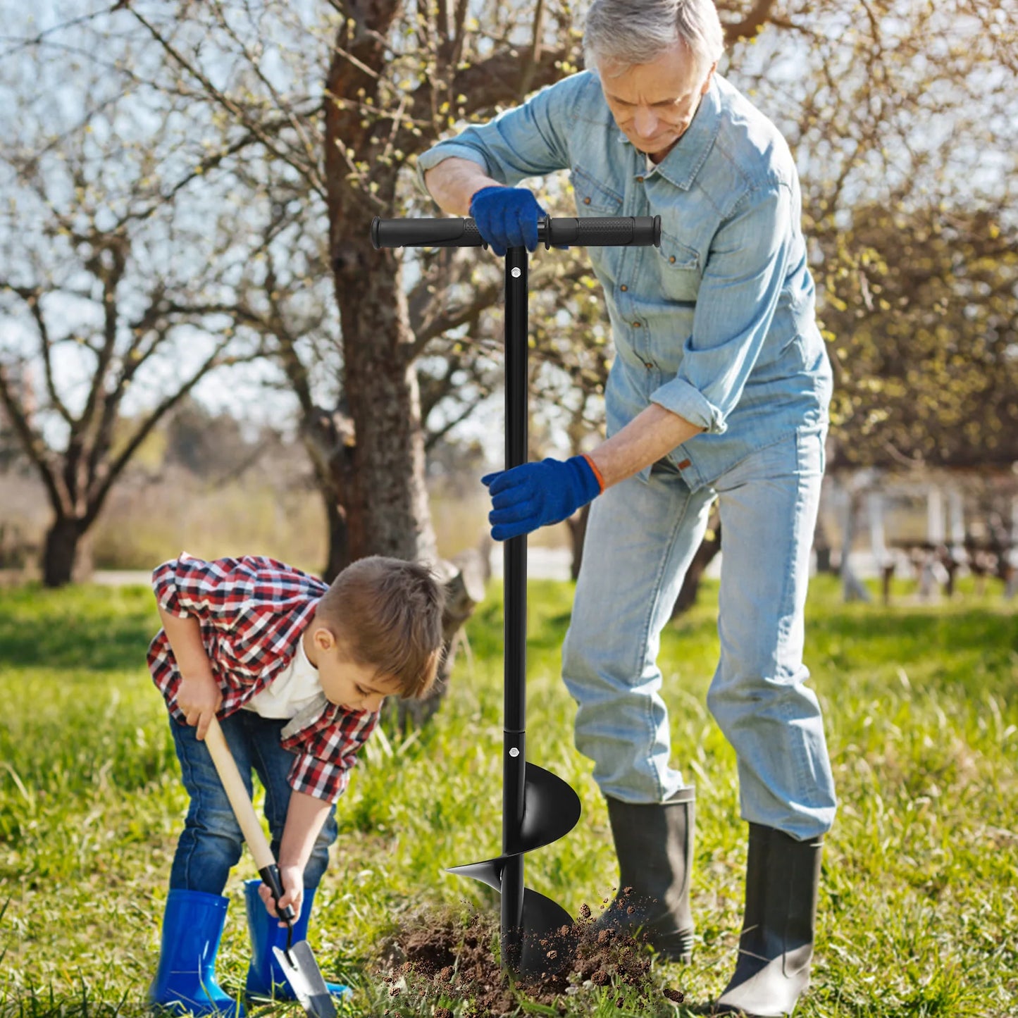 Manual Garden Hole Digging Drill Bit