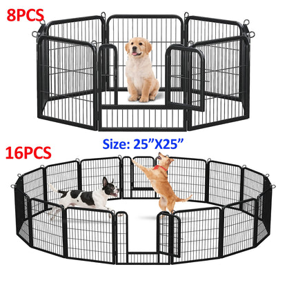 Dog Playpen with Door, Outdoor/Indoor