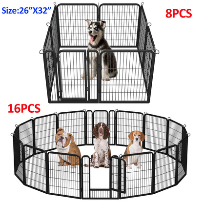 Dog Playpen with Door, Outdoor/Indoor