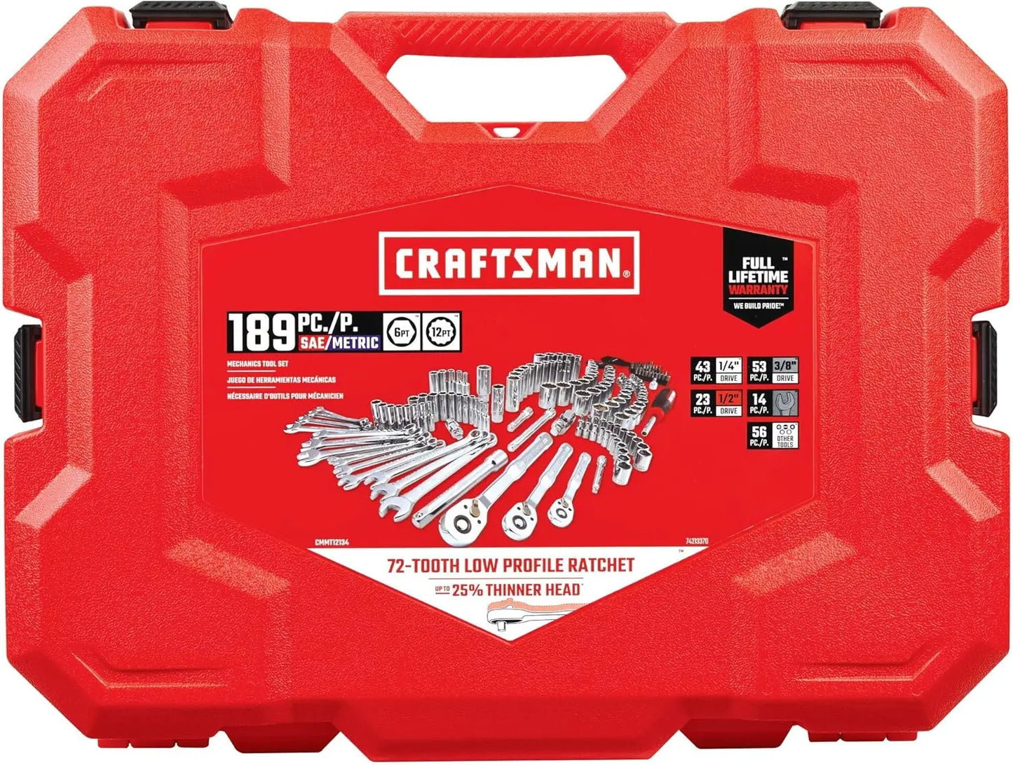 189-Piece Mechanics Tool Set