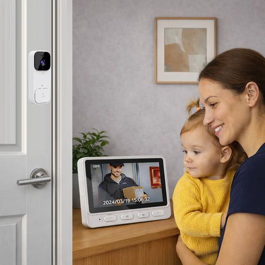 Wireless Smart Video Doorbell Camera