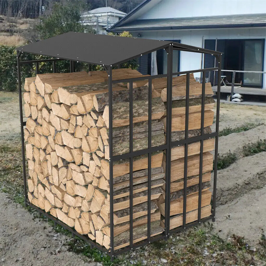 Outdoor Firewood  Log Rack