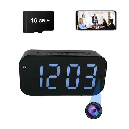 Wi-Fi Clock Camera with 1080P HD