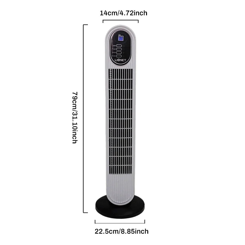 LED Tower Fan Bladeless Tower Fan