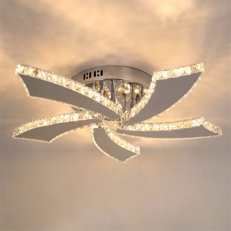 Ceiling Fan With Led Lamp Smart Remote Control