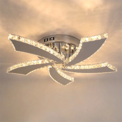 Ceiling Fan With Led Lamp Smart Remote Control
