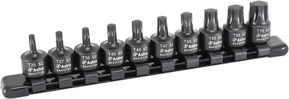 Pneumatic Tool 10-Piece 3/8' Drive  Impact Torx Bit Sockets