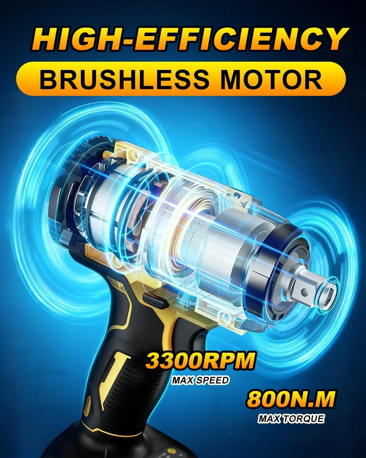 Cordless Impact Wrench 1/2 Inch
