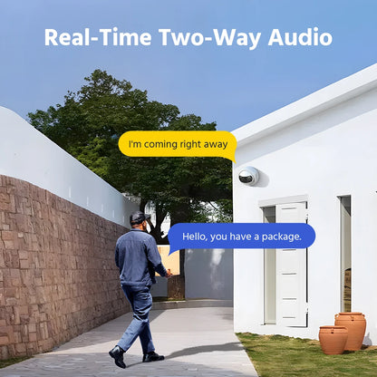 Security Camera 180°Panoramic Dual Lens outdoor