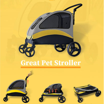 Portable Dog Stroller for Large Dogs