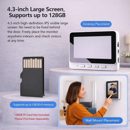 Wireless Smart Video Doorbell Camera