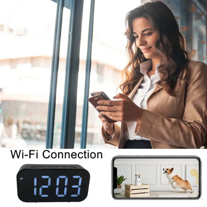 Wi-Fi Clock Camera with 1080P HD