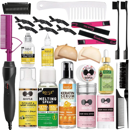 Electric Hot Comb Fast Heating Straightener Curling Iron