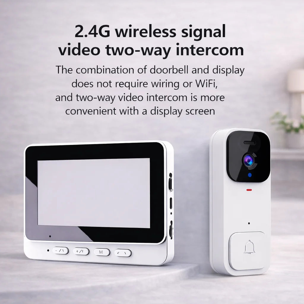 Wireless Smart Video Doorbell Camera